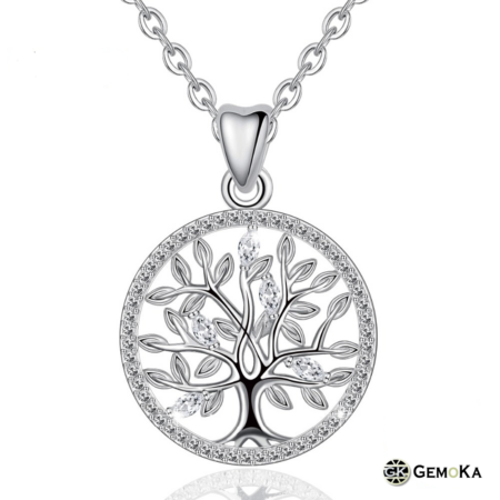 Collier arbre de vie en argent Sterling 925