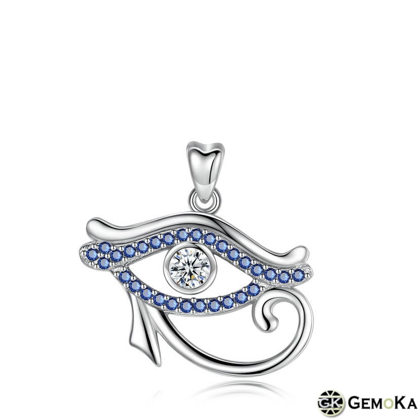 Collier pendentif œil d'horus en argent Sterling 925 2